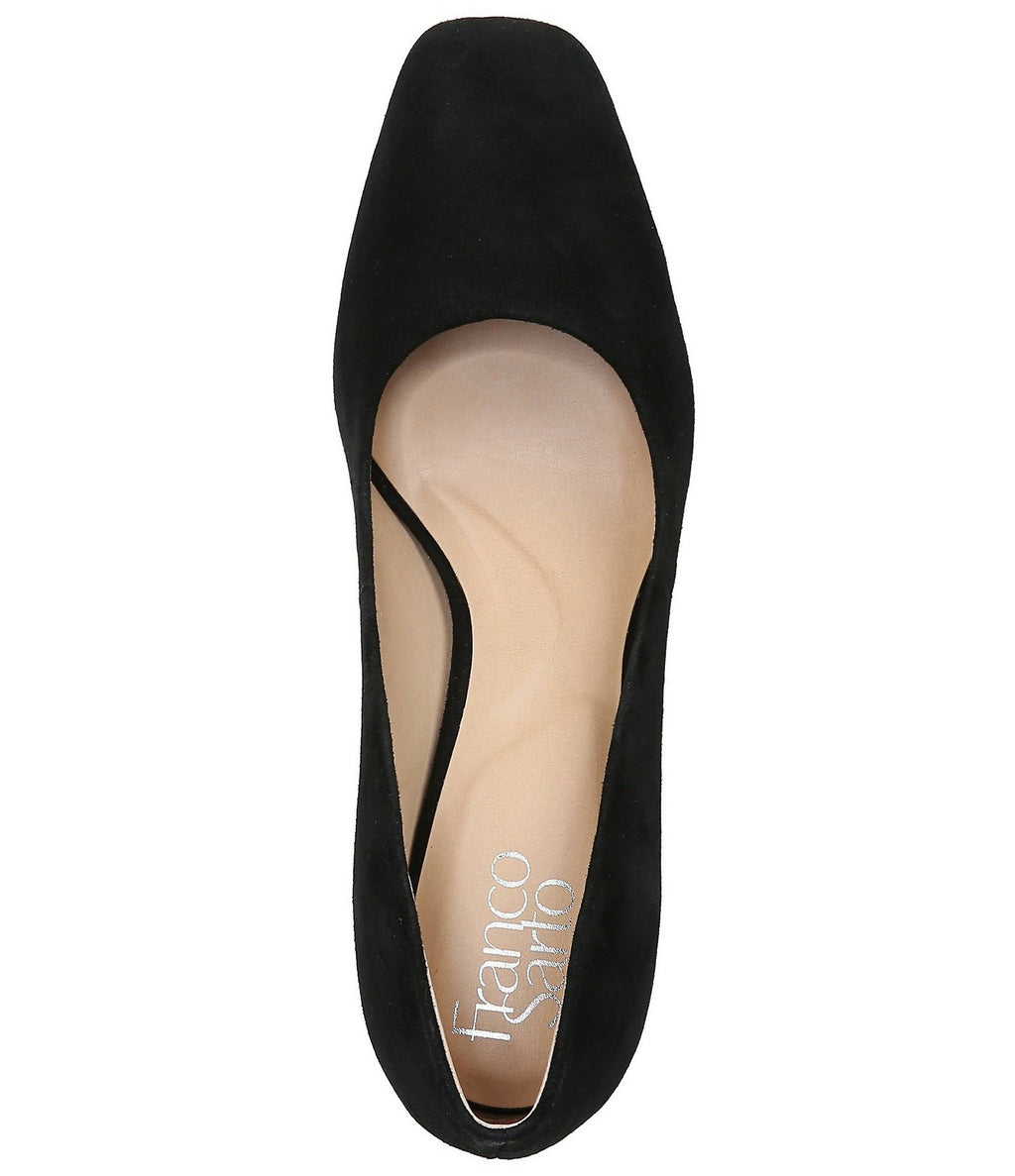 Black Suede Pumps W4326