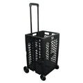 Black Mesh Rolling Cart L123