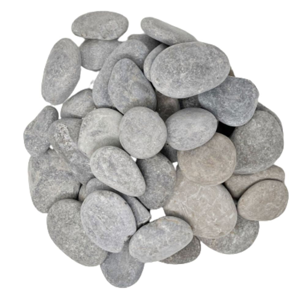 40 River Rocks for Painting, Flat and Smooth, 2-4 Inches H66957