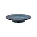 Stoneware Footed Cake Stand 30 cm Dark Blue J28055