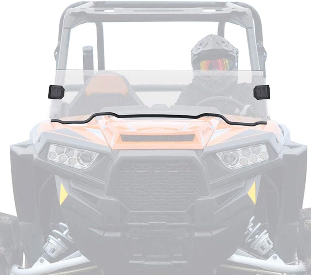 UTV Front Half Windshield Scratch Resistant Heavy Duty Windscreen Pack of 2 A453858