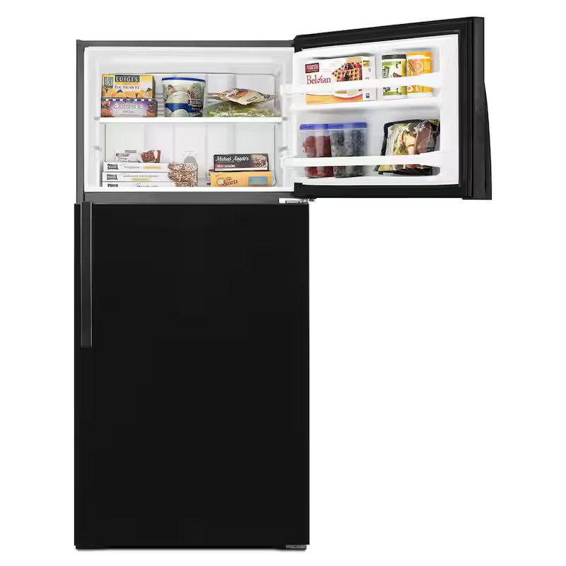 Top Freezer Refrigerator in Black X486080