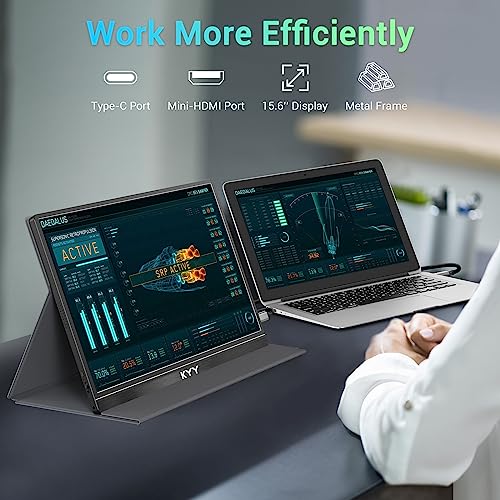 15.6'' FHD 1080P USB C HDMI IPS Portable Monitor G735