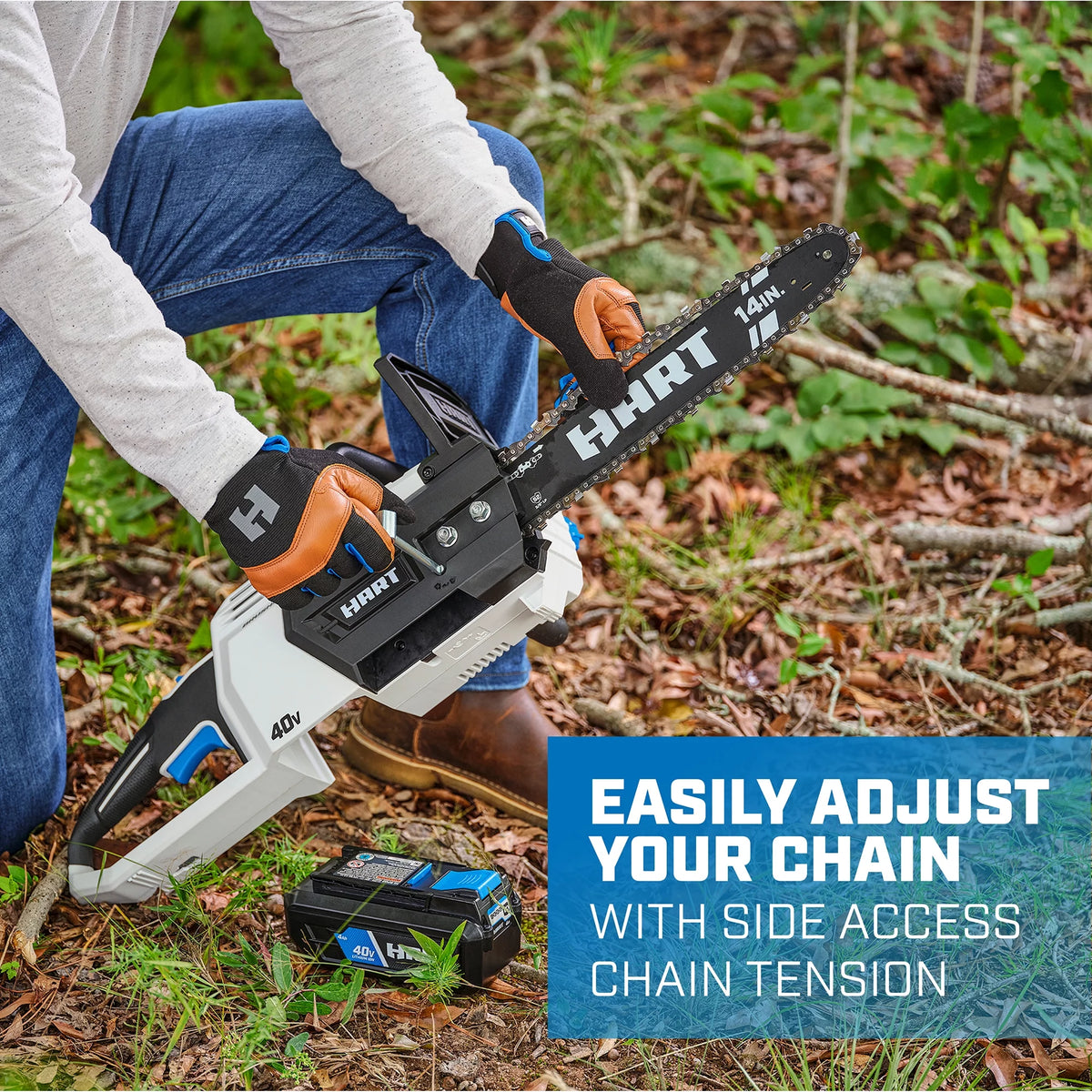 40-Volt 14-inch Battery-Powered Brushless Chainsaw Kit P979