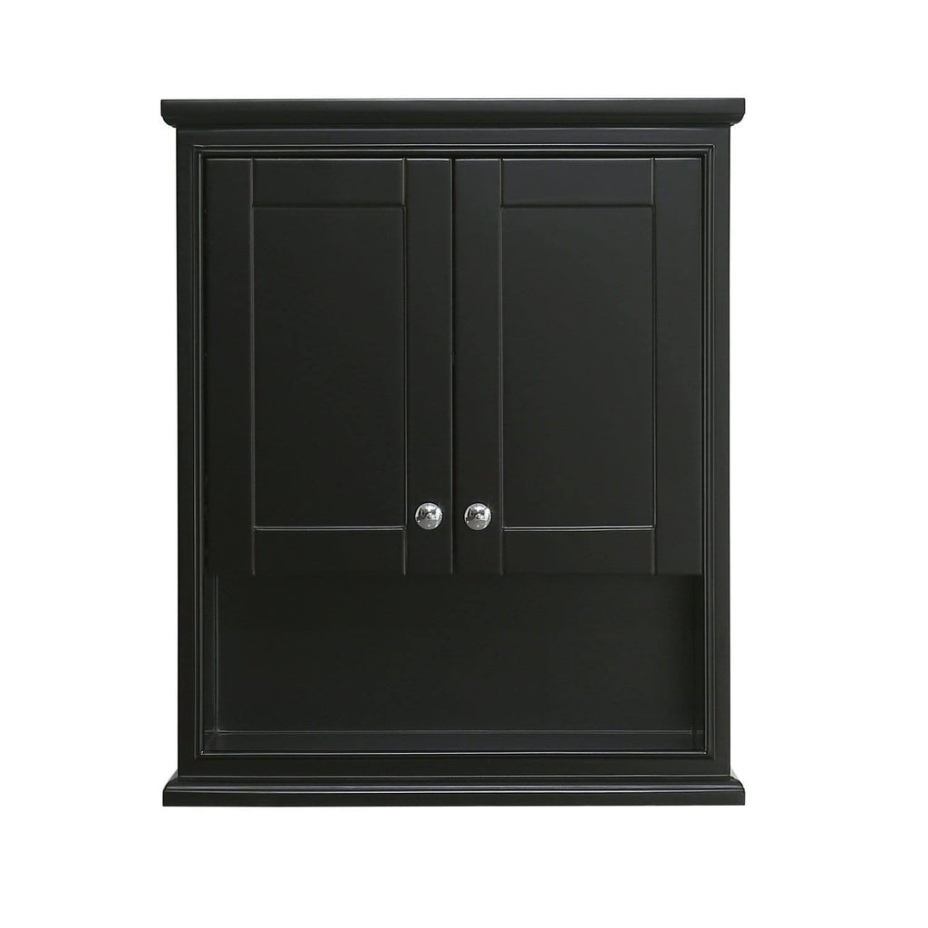 Dark Espresso Wall-Mounted Storage Cabinet T880493