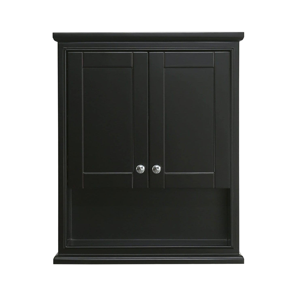 Dark Espresso Wall-Mounted Storage Cabinet T880493