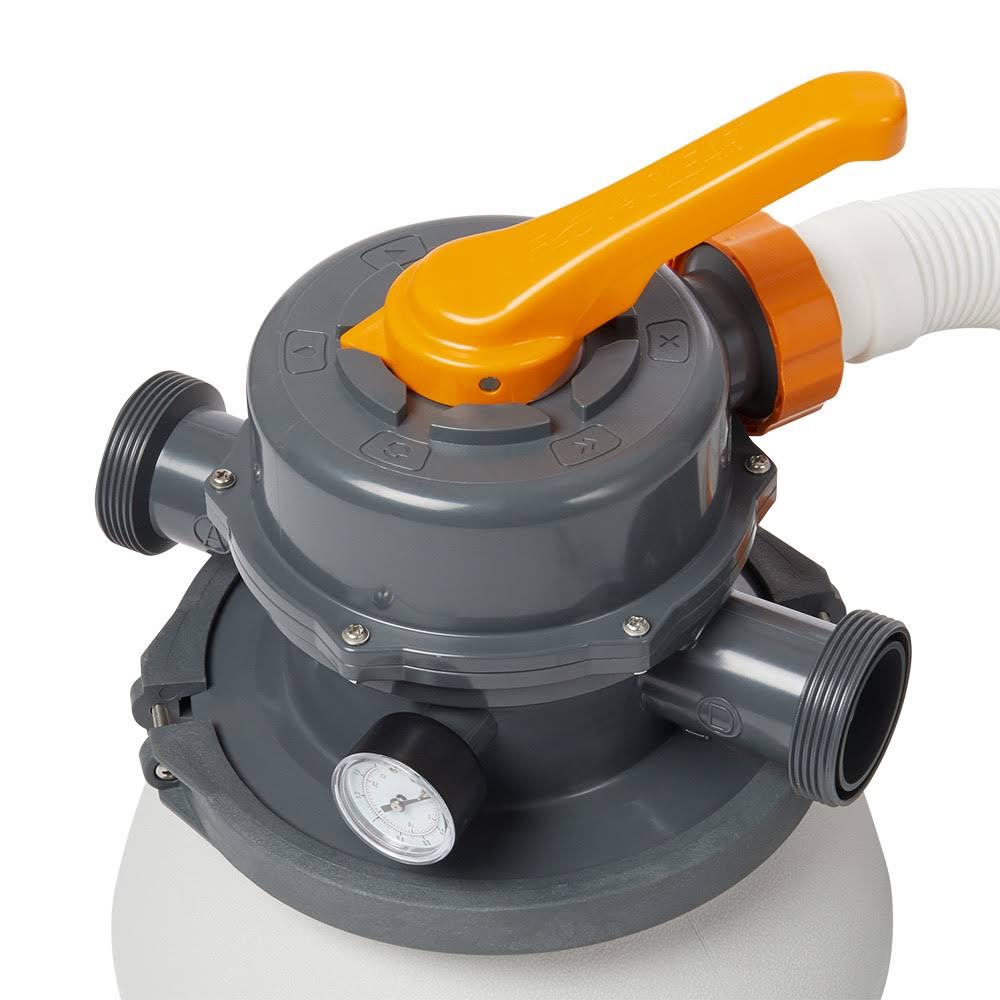 1000 GPH Silica & Sand Swimming Pool Filter Pump Gray C892