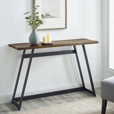 Reclaimed Barnwood Console Table M18317
