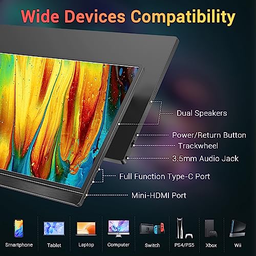 15.6'' FHD 1080P USB C HDMI IPS Portable Monitor G735