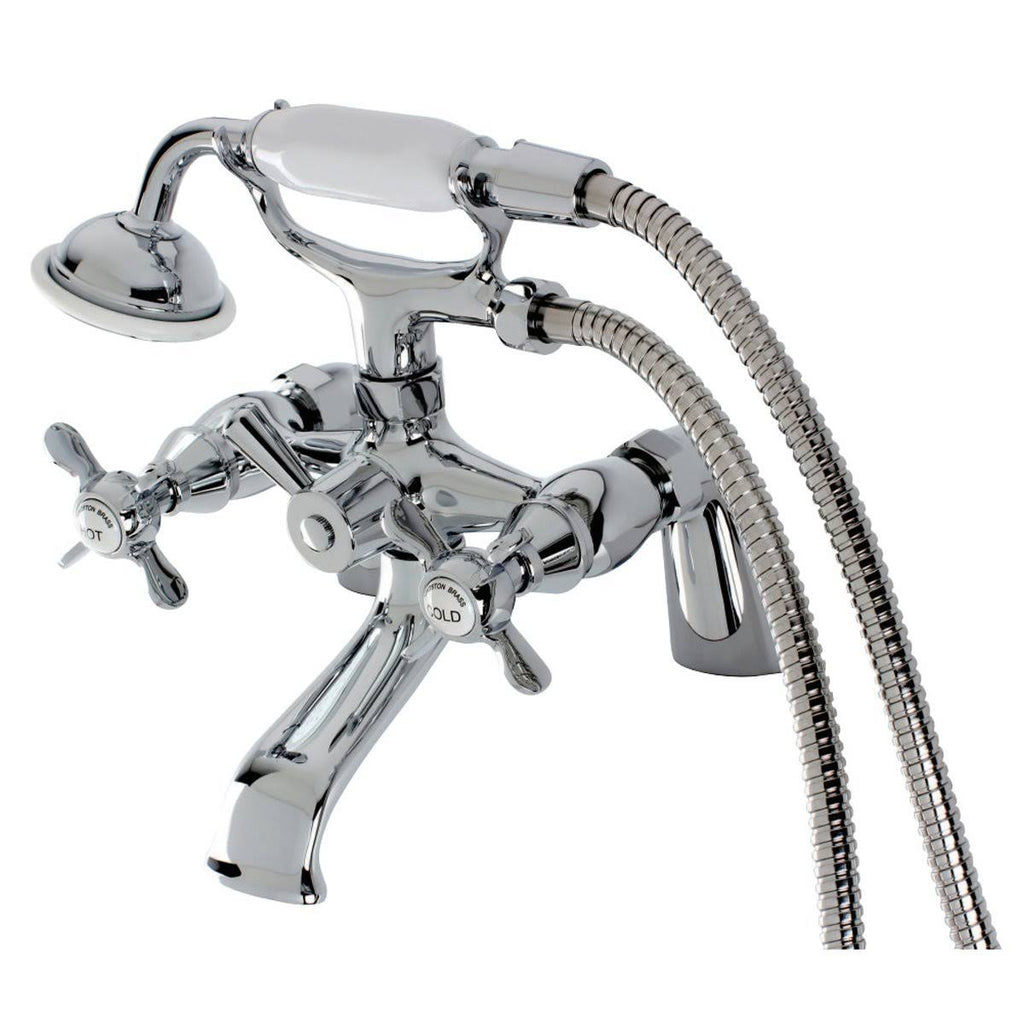 Antique Brass Clawfoot Tub Faucet with Hand Shower B9020
