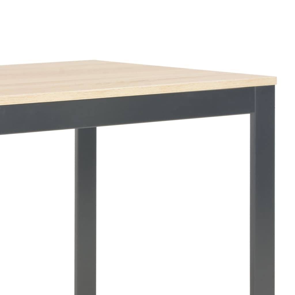 Black and Oak Computer Desk W710