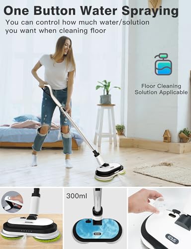 Cordless Electric Mop with Water Sprayer F23910