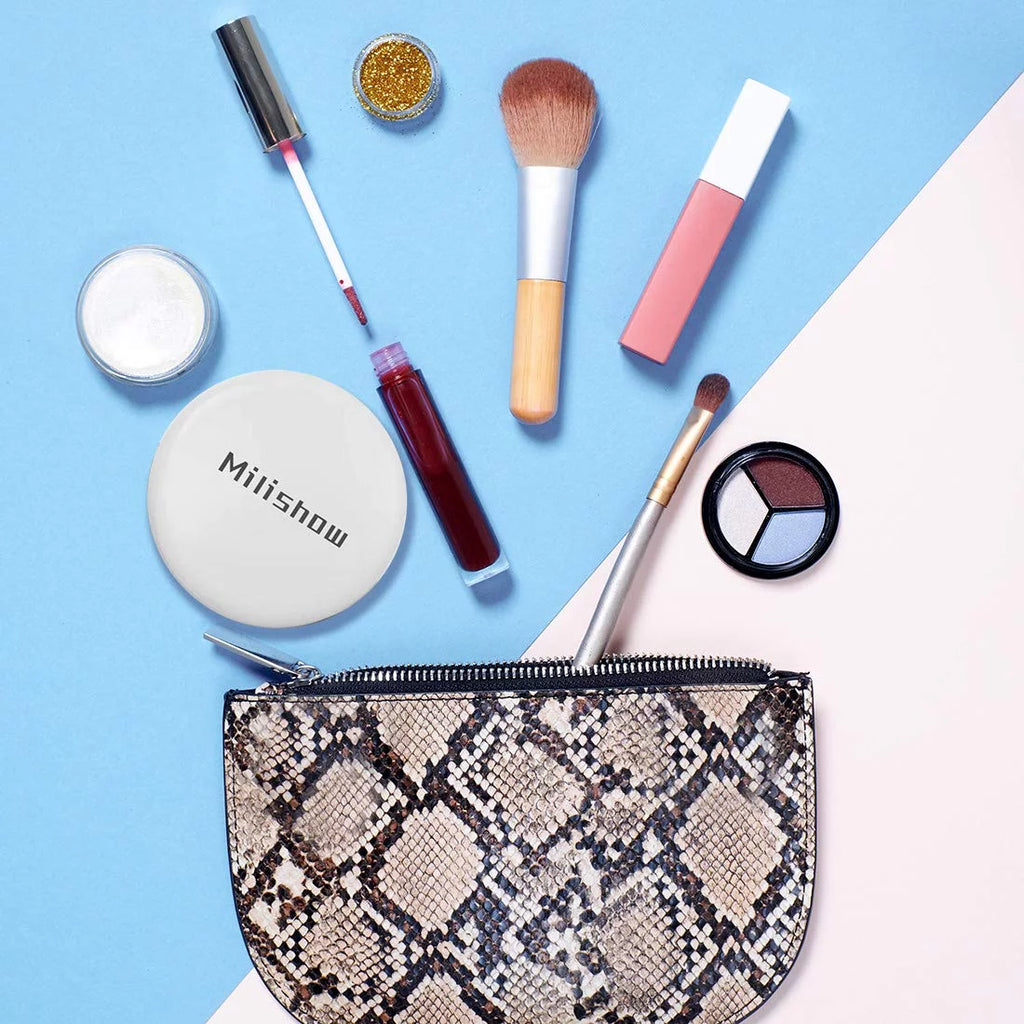 Compact LED Magnifying Rechargeable 2-Sided Makeup Mirror S873818