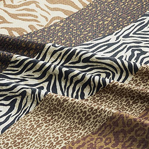 Chocolate Brown Leaf Print Bathroom Rugs, Shower Curtain and Towel Set O356107