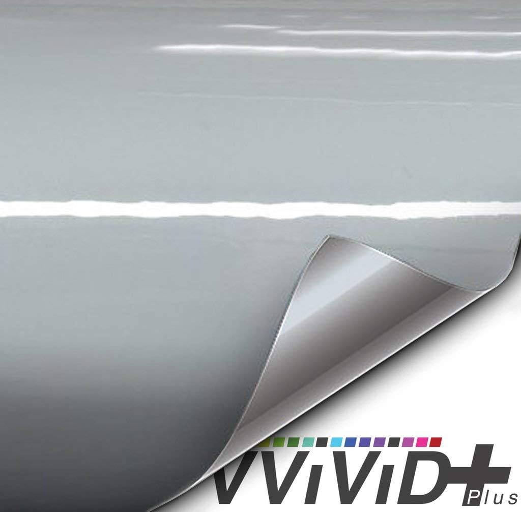 Gloss Elephant Grey Vinyl Car Wrap Film (10ft x 5ft) Pack of 2 K275416
