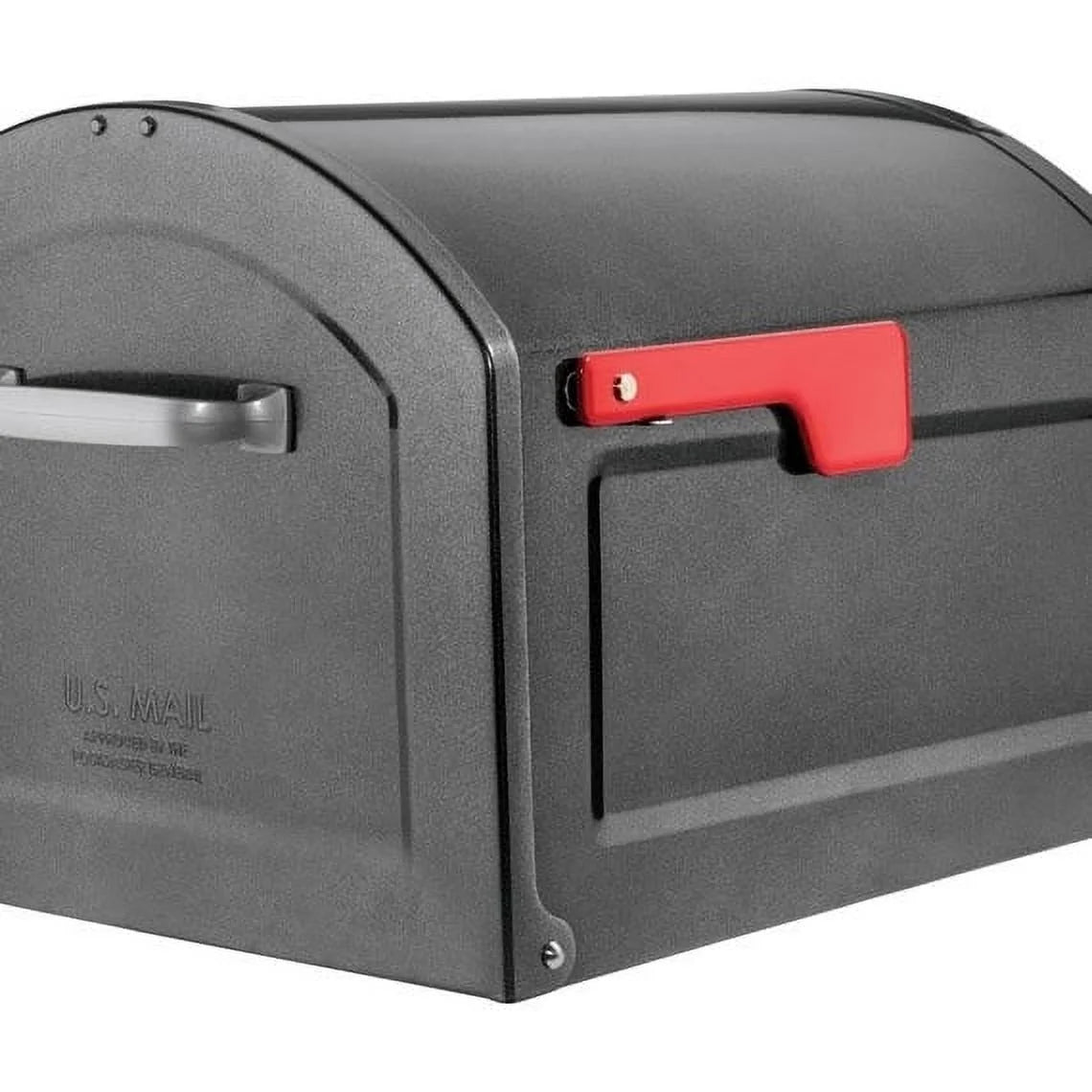 12 x 14 x 18.3 in. Galvanized Steel Post Mounted Mailbox V4618