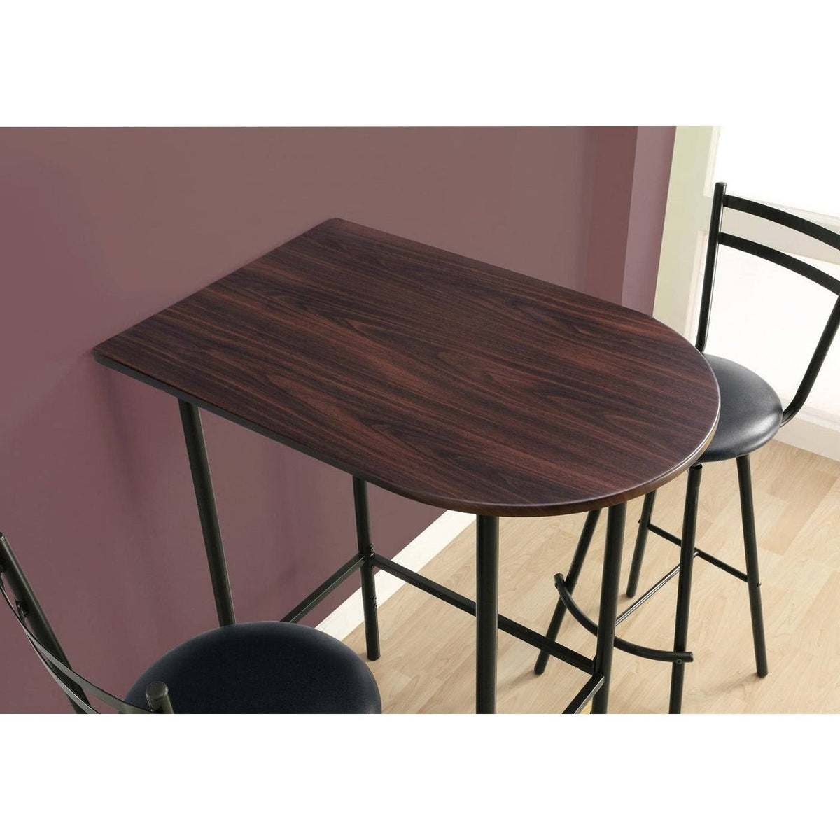Cappuccino Black Metal Home Bar H14474
