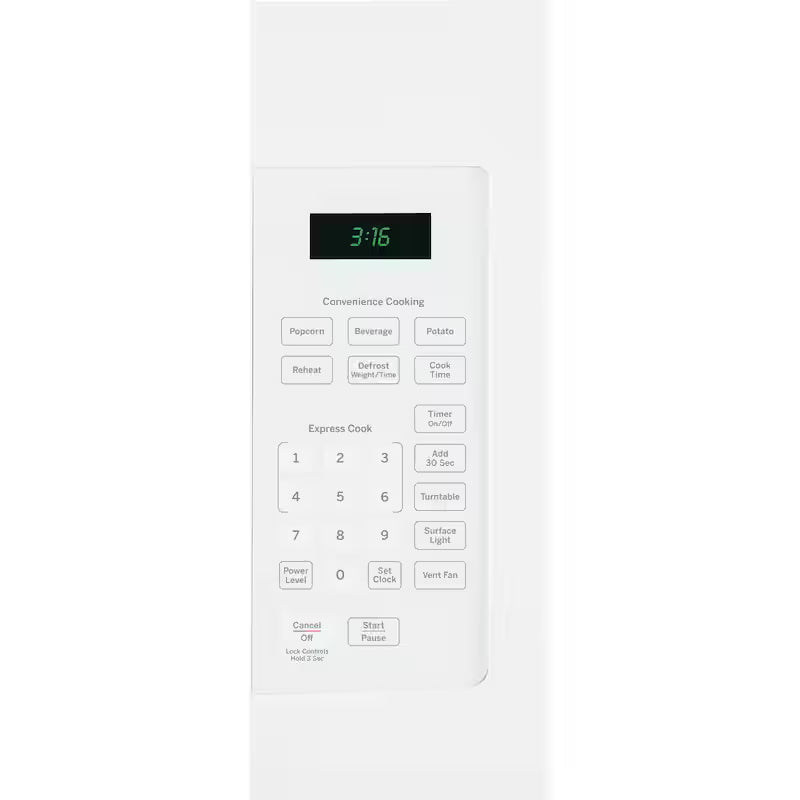 1.6 cu. ft. Over-the-Range Microwave in White L96596