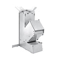 Outdoor Collapsible Wood Burning Portable Stainless Steel Rocket Stove T853934