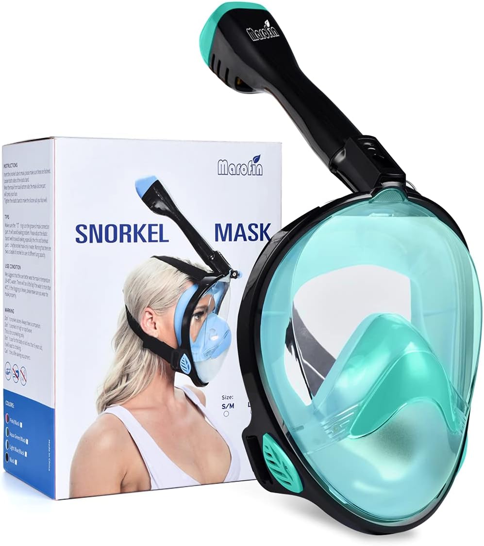 Full Face Snorkel Mask with Camera Mount R159