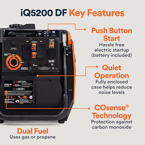 3,300-Watt Gas-Powered Portable Inverter Generator S585926