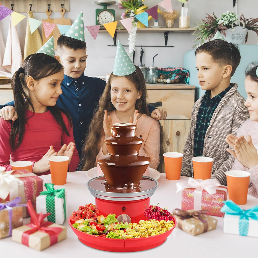 17oz Electric Chocolate Fountain Machine with Removal Serving Tray I329683