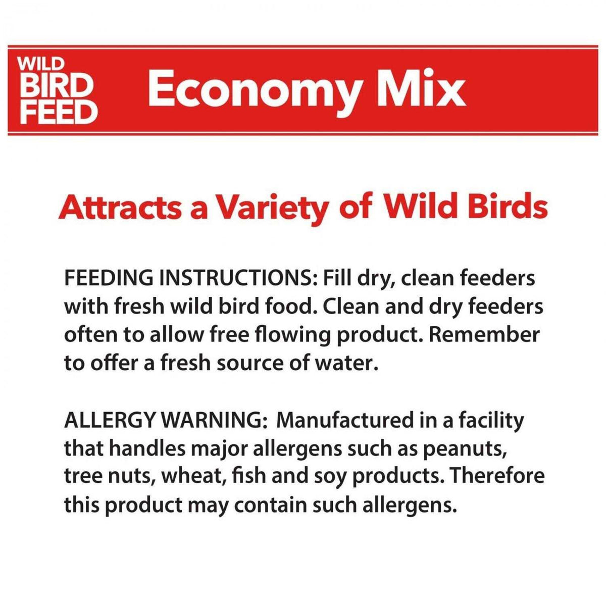 Economy Mix Wild Bird Feed O33457
