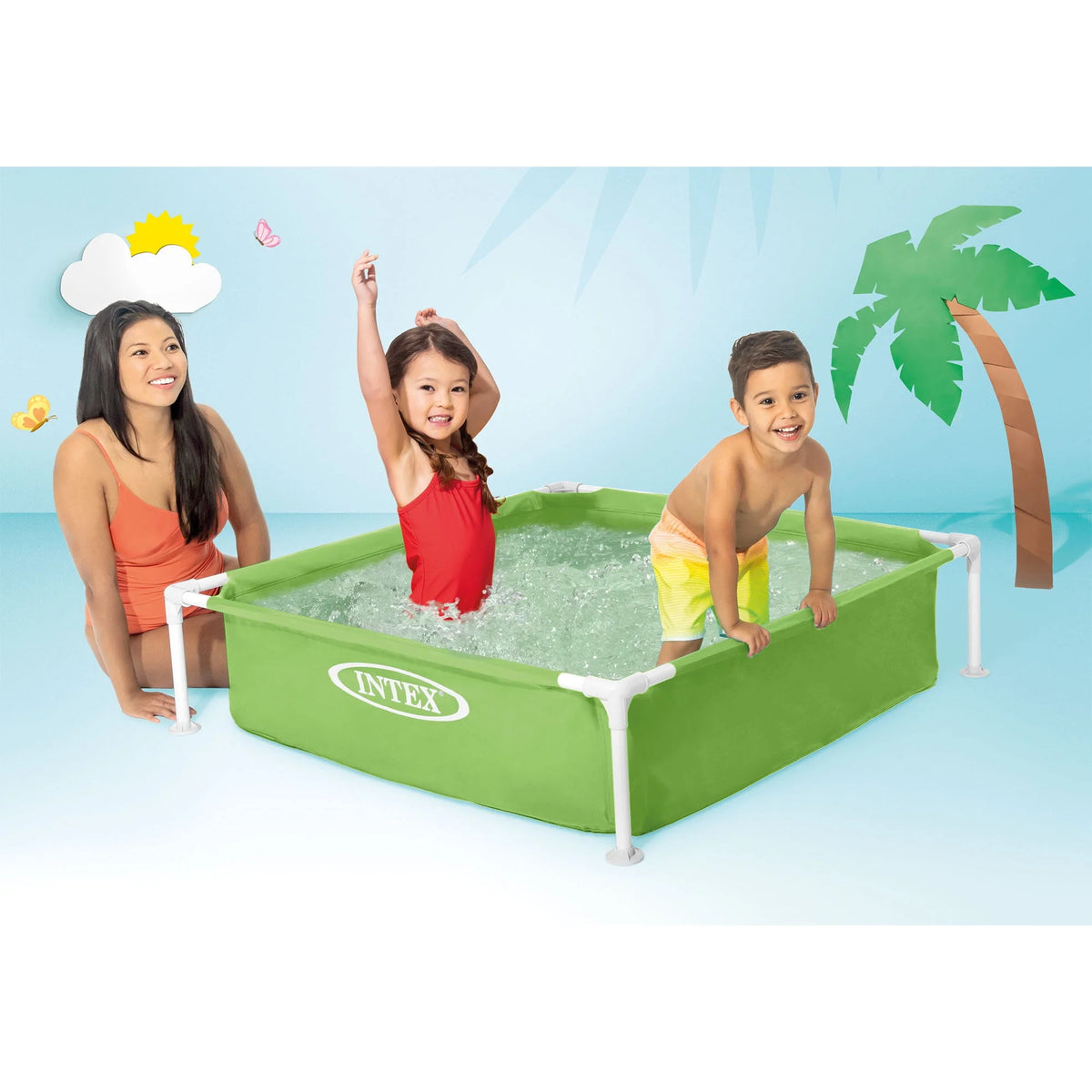 Blue Mini Frame Pool Q254006