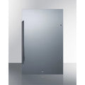 ADA Compliant 19" W All-Refrigerator with Stainless Steel Door and Lock O104315