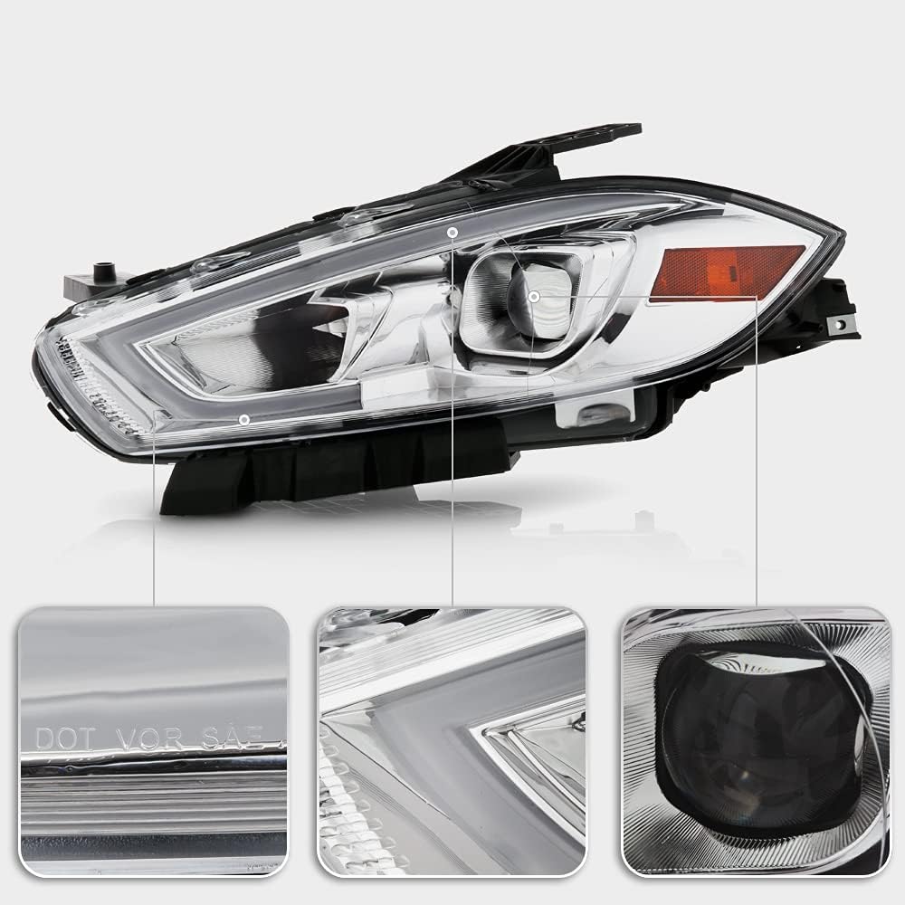 2013-2016 Dodge Dart LED Projector Headlights Left+Right Y304488