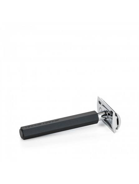 Graphite Hexagon Safety Razor S584