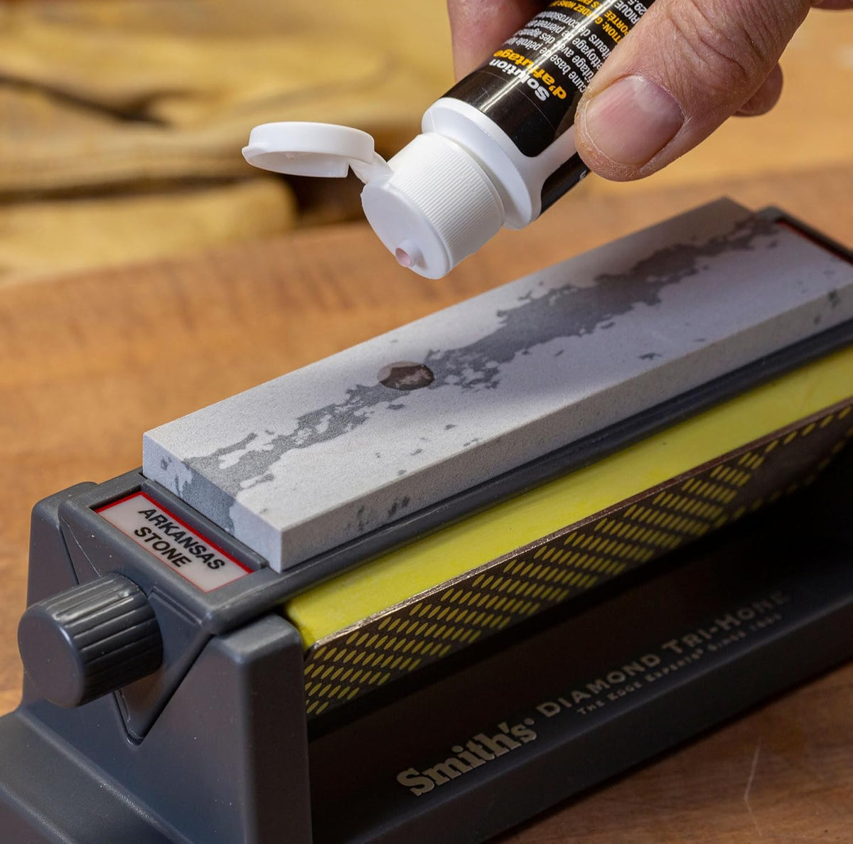 6" Diamond Sharpening Stone System - Grey - Fine, Natural, & Coarse Stones S60119