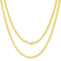 14k Yellow Gold Solid Miami Cuban Link Chain Necklace Y62592