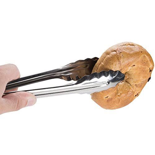 Stainless Steel 7-Inch Kitchen Tongs Set of 12 W62206