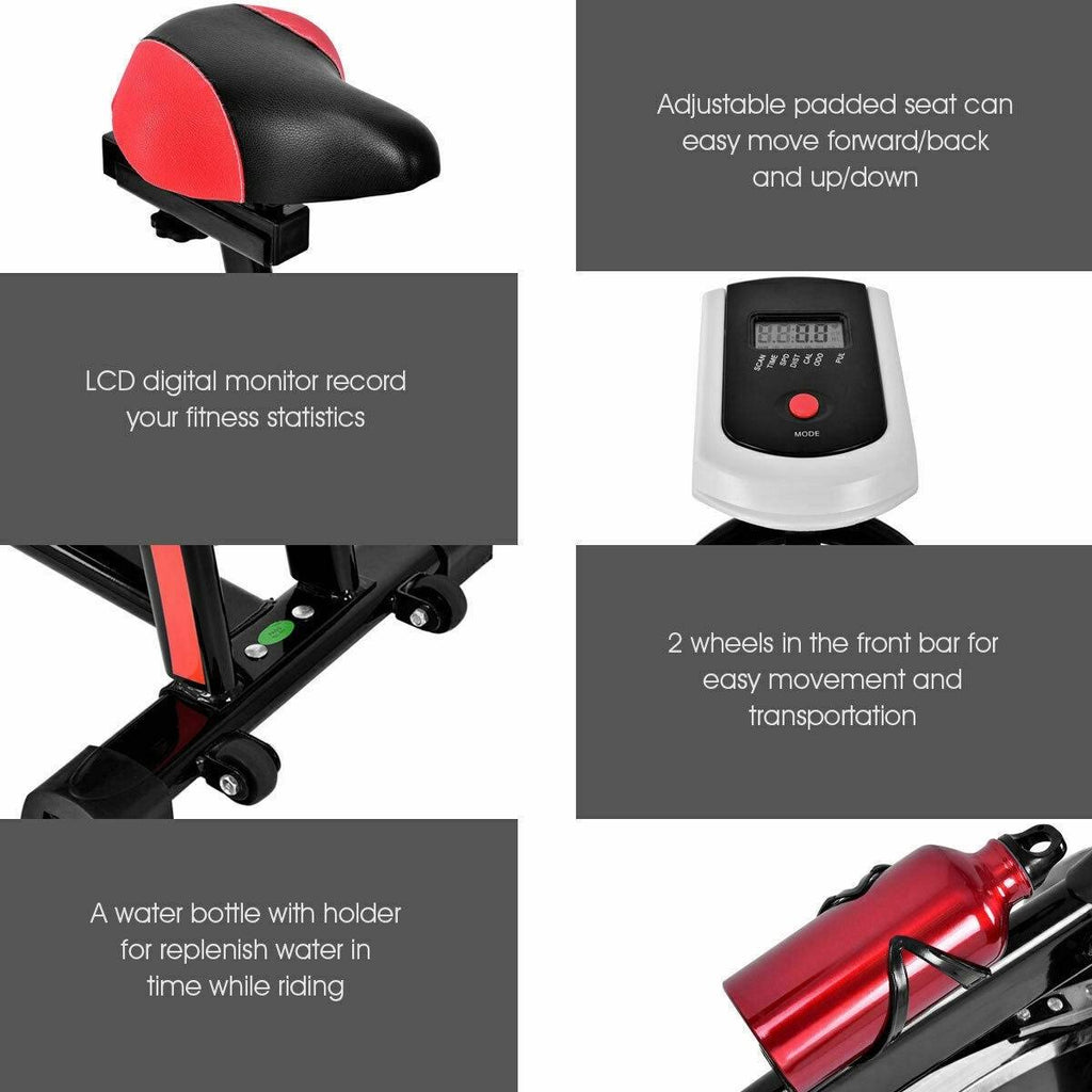 Black Adjustable Exercise Bike S848