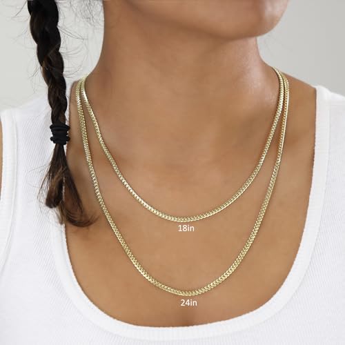 14k Yellow Gold Solid Miami Cuban Link Chain Necklace Y62592