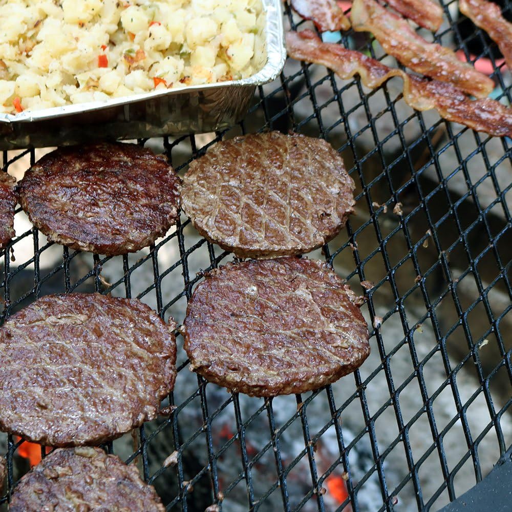 Round Heavy-Duty Steel Campfire Cooking Grate W854515