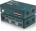 KVM Switch Dual Monitor 2 Port 4K@60Hz, HDMI, 2 in 2 Out, with 4 HDMI and 2 USB Cables D730
