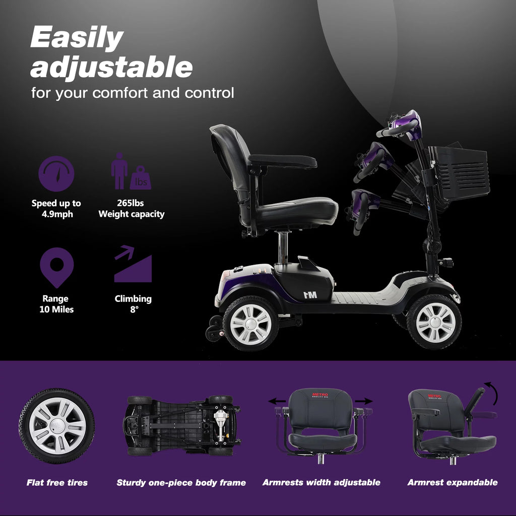 Heavy Duty Foldable Mobility Scooter Q84000