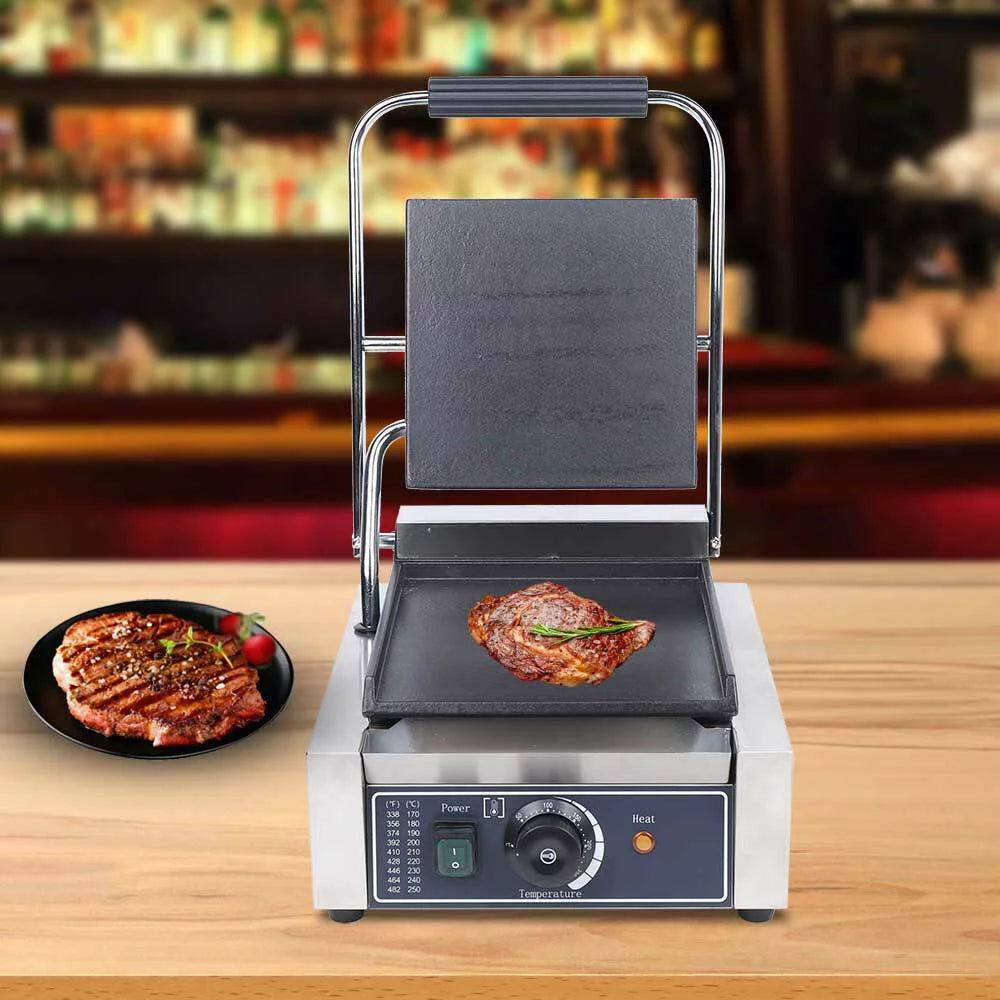 1.8KW Single Panini Press Sandwich Maker J522