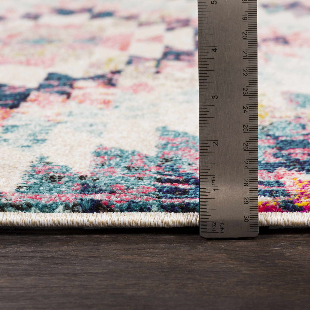 Blue Black Gray Area Rug X15196