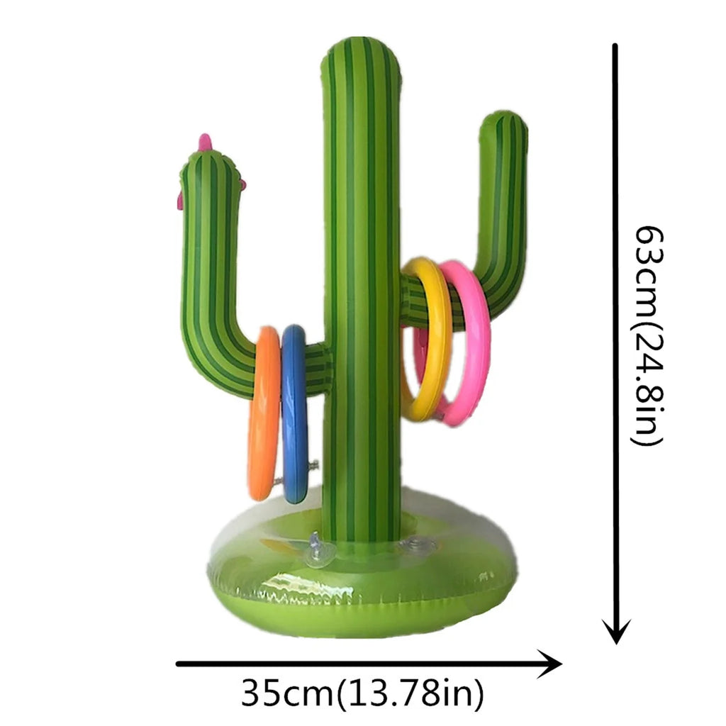 Inflatable Cactus Ring Pool Float P703225