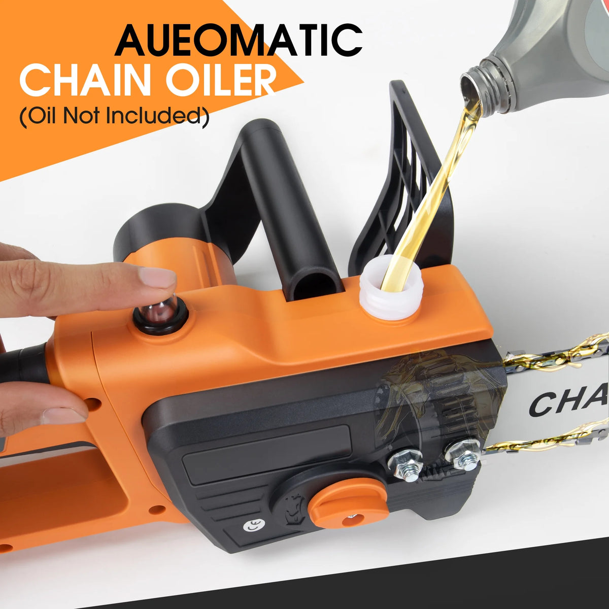 12 inch Cordless Electric Chainsaw with 2 Battery Q635323