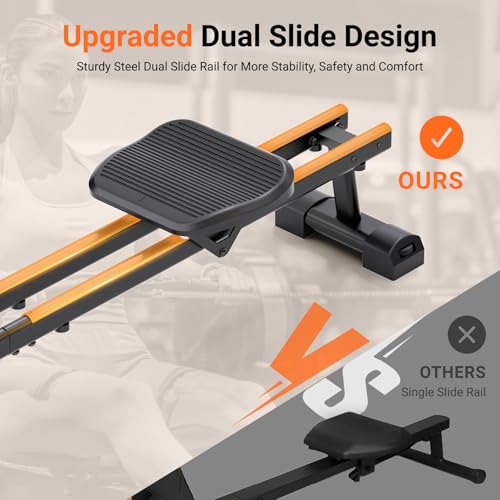 Magnetic Rowing Machine 350 LBS 16 Levels X7989