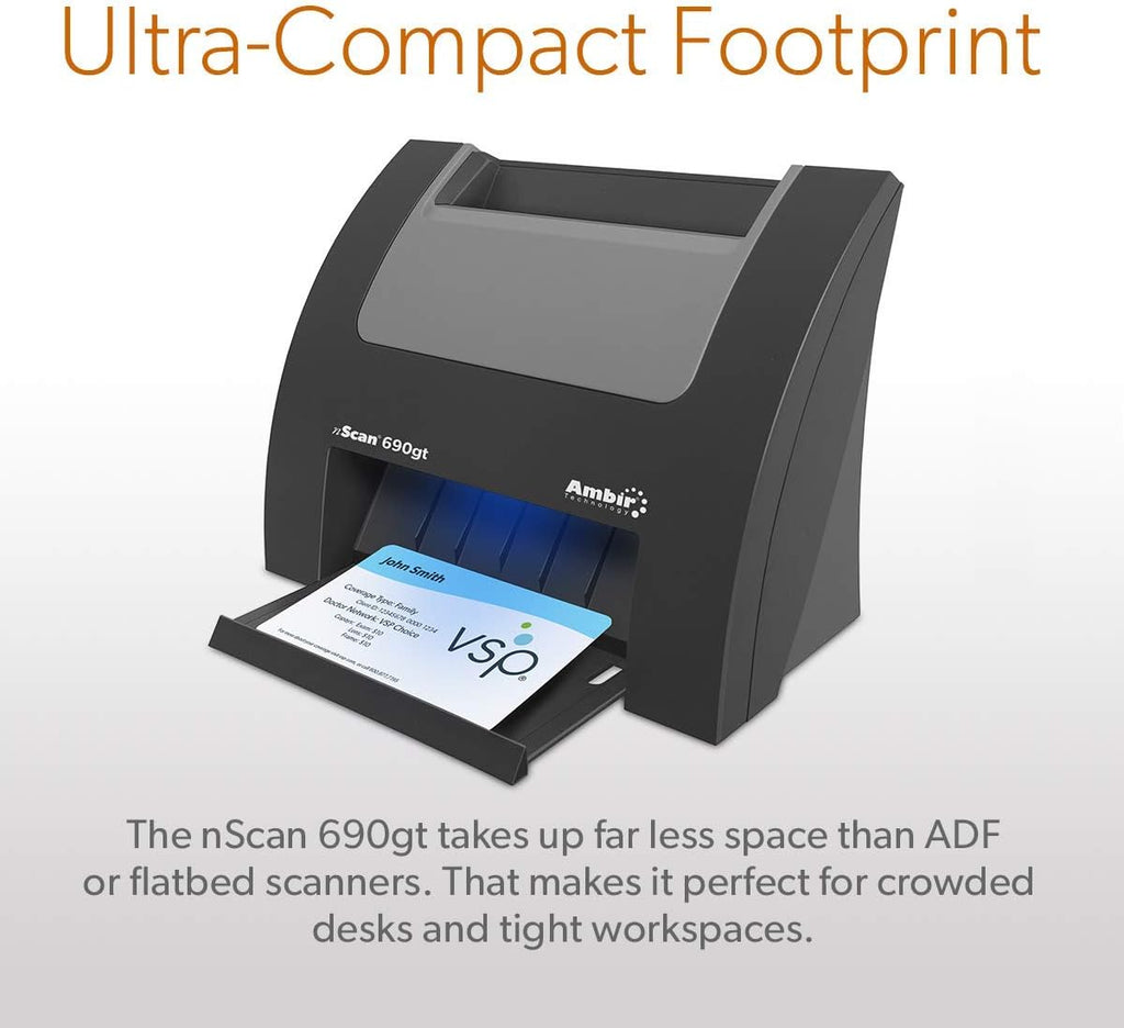 High-Speed Vertical Card Scanner for Windows PC Q6779