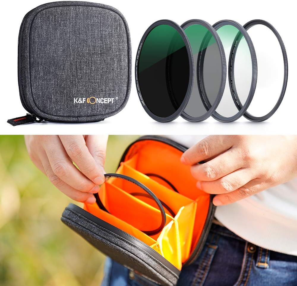 67mm Magnetic Lens Filter Kit with 4 in 1 Filter Pouch F1077