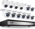 5MP Lite 8 Channel Surveillance DVR with 1TB Hard Drive and 8 x 1080p Weatherproof CCTV Dome Camera G19195