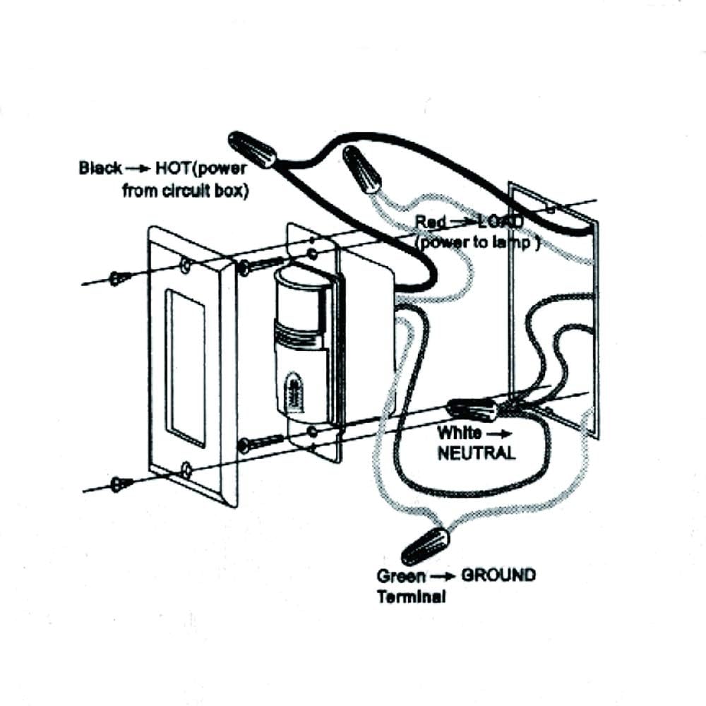 Motion Activated Wall Switch, Single Pole, 10 Pack D1879