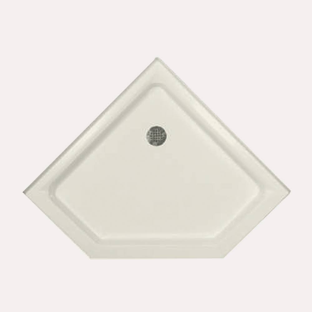 38x22 W x 38x22 D White Neo-Angle Shower Base A261