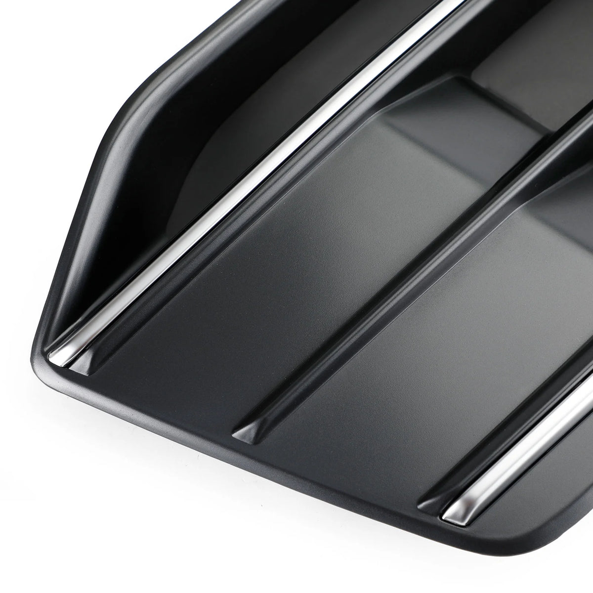 Front Bumper Cover Grille Bezel Insert for Audi Q5 2018-2022 Black/Chrome I499